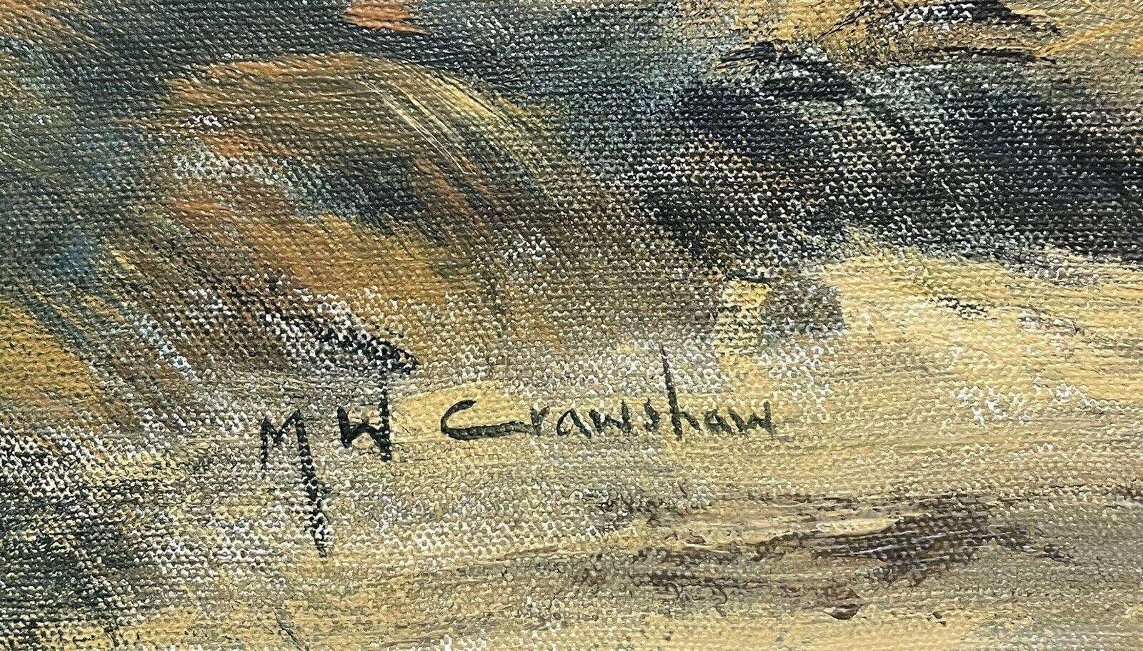 Maurice Crawshaw (b.1947) Signed Impressionist Oil - Extensive Coastal Beach Sea 4