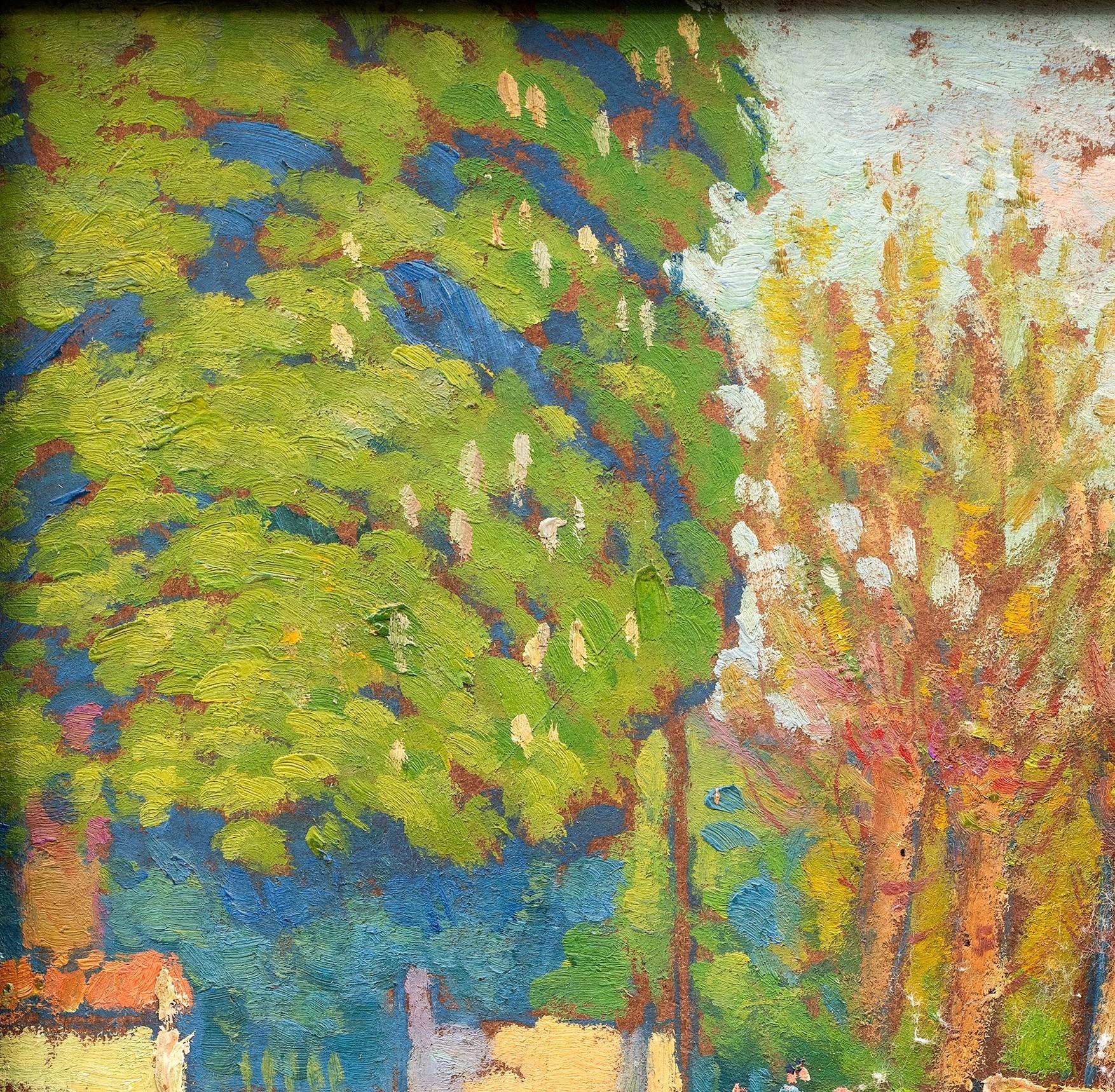 The Bridge upon the Sauceron in Nesles la Vallée (Val d'Oise) Maurice de Lambert im Angebot 4