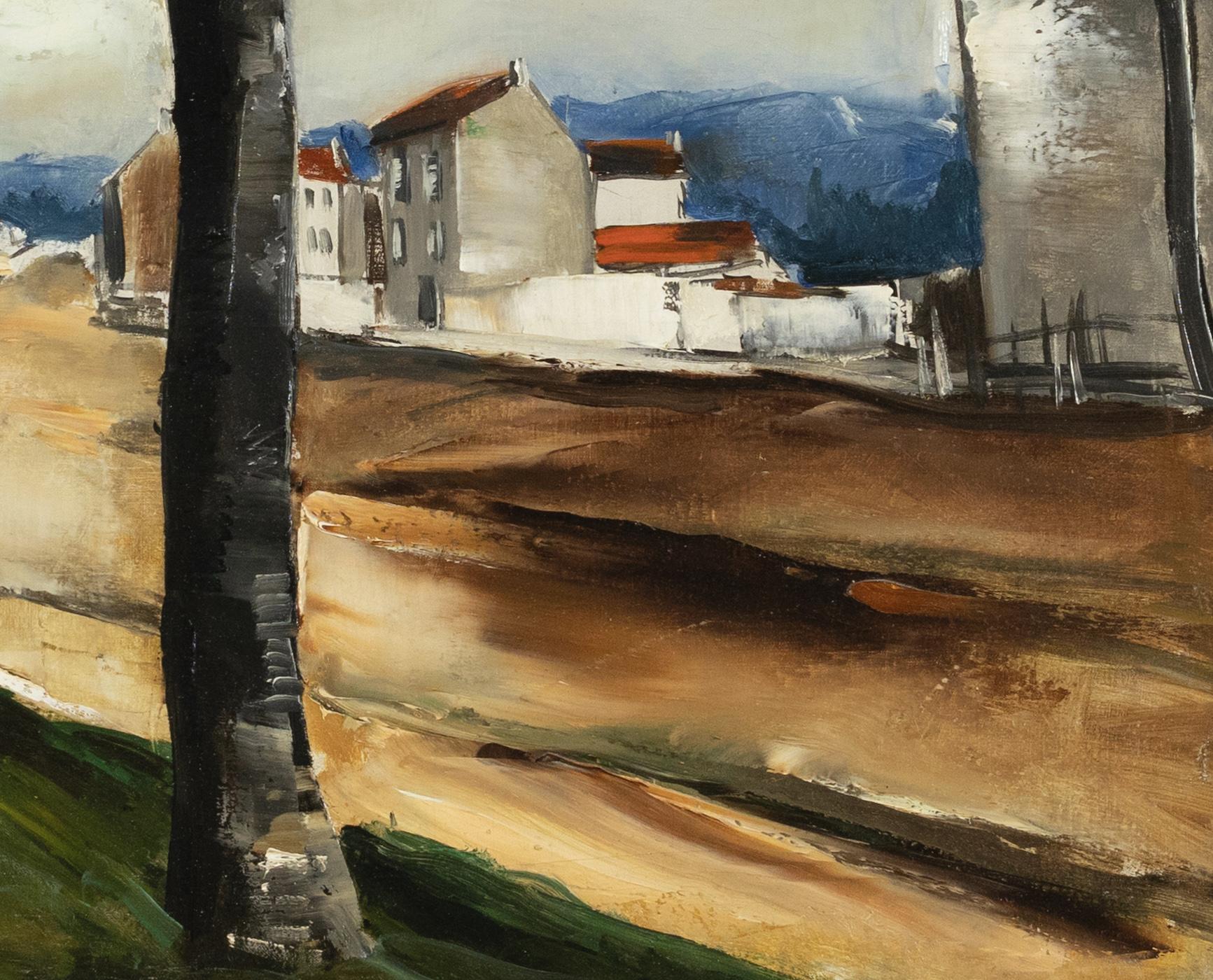 La Route by Maurice de Vlaminck - Landscape painting For Sale 3