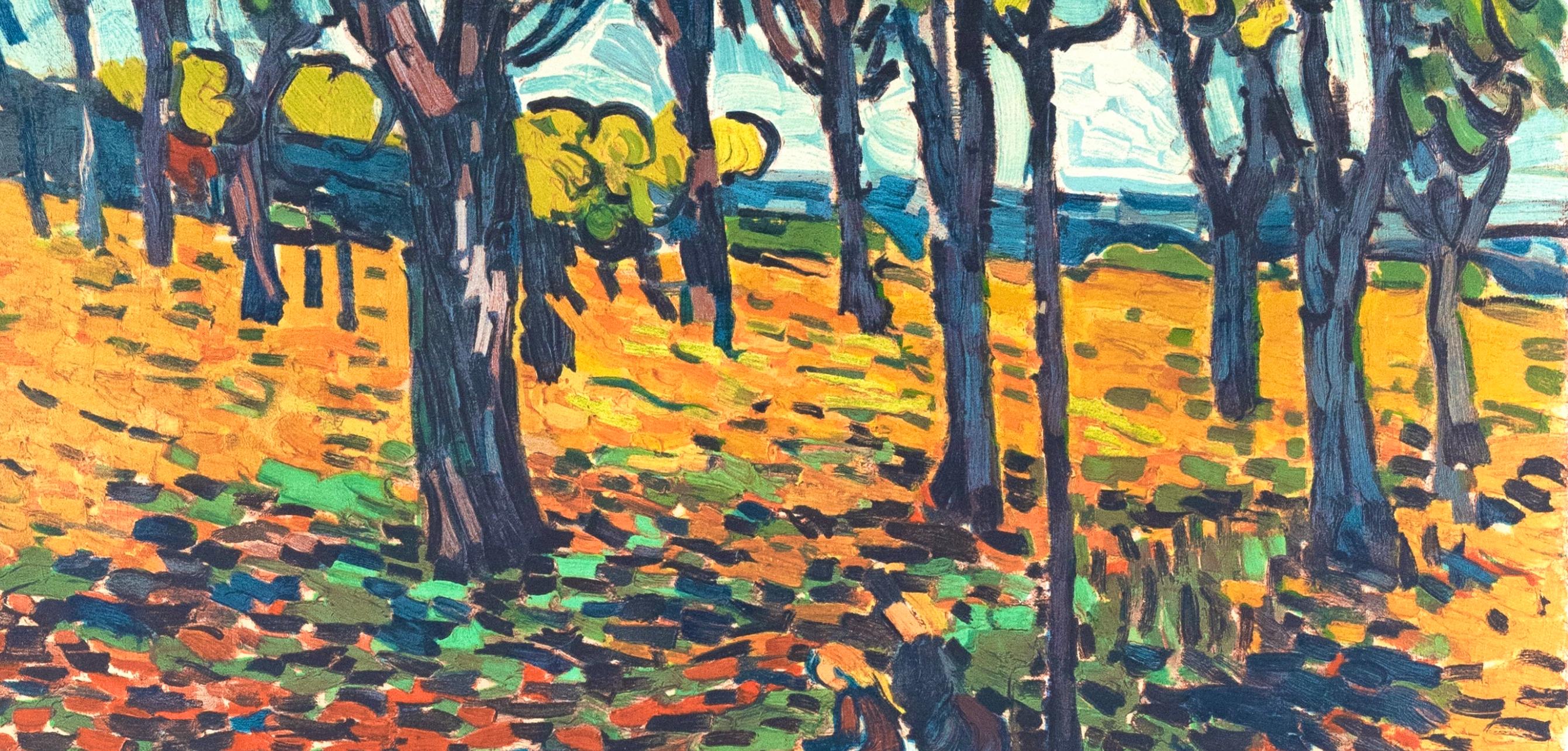 de Vlaminck, Chataigneraie à Chatou, Fauves, Collection Pierre Lévy (after) - Fauvist Print by Maurice de Vlaminck