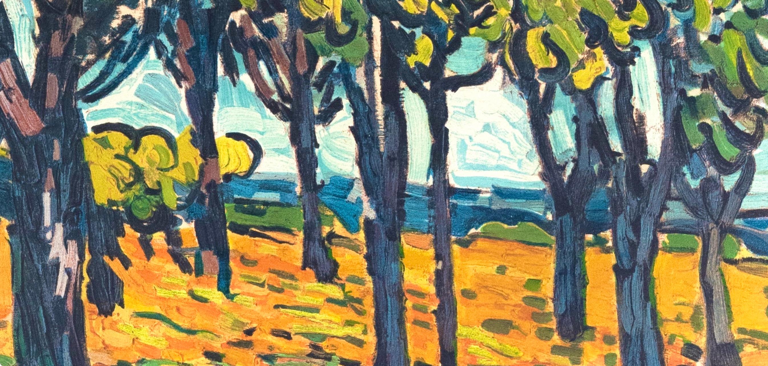 de Vlaminck, Chataigneraie à Chatou, Fauves, Collection Pierre Lévy (after) For Sale 1