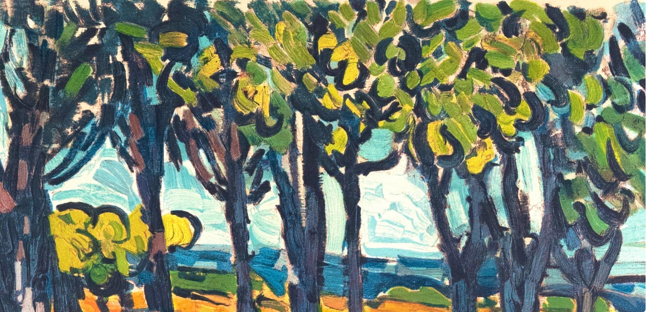 de Vlaminck, Chataigneraie à Chatou, Fauves, Collection Pierre Lévy (after) For Sale 2