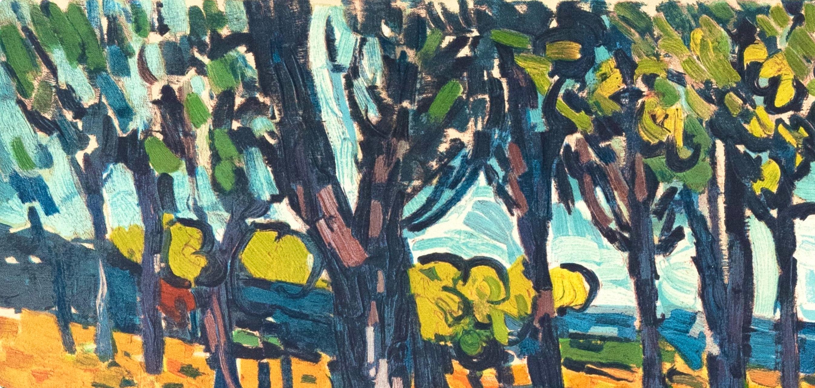 de Vlaminck, Chataigneraie à Chatou, Fauves, Collection Pierre Lévy (after) For Sale 3