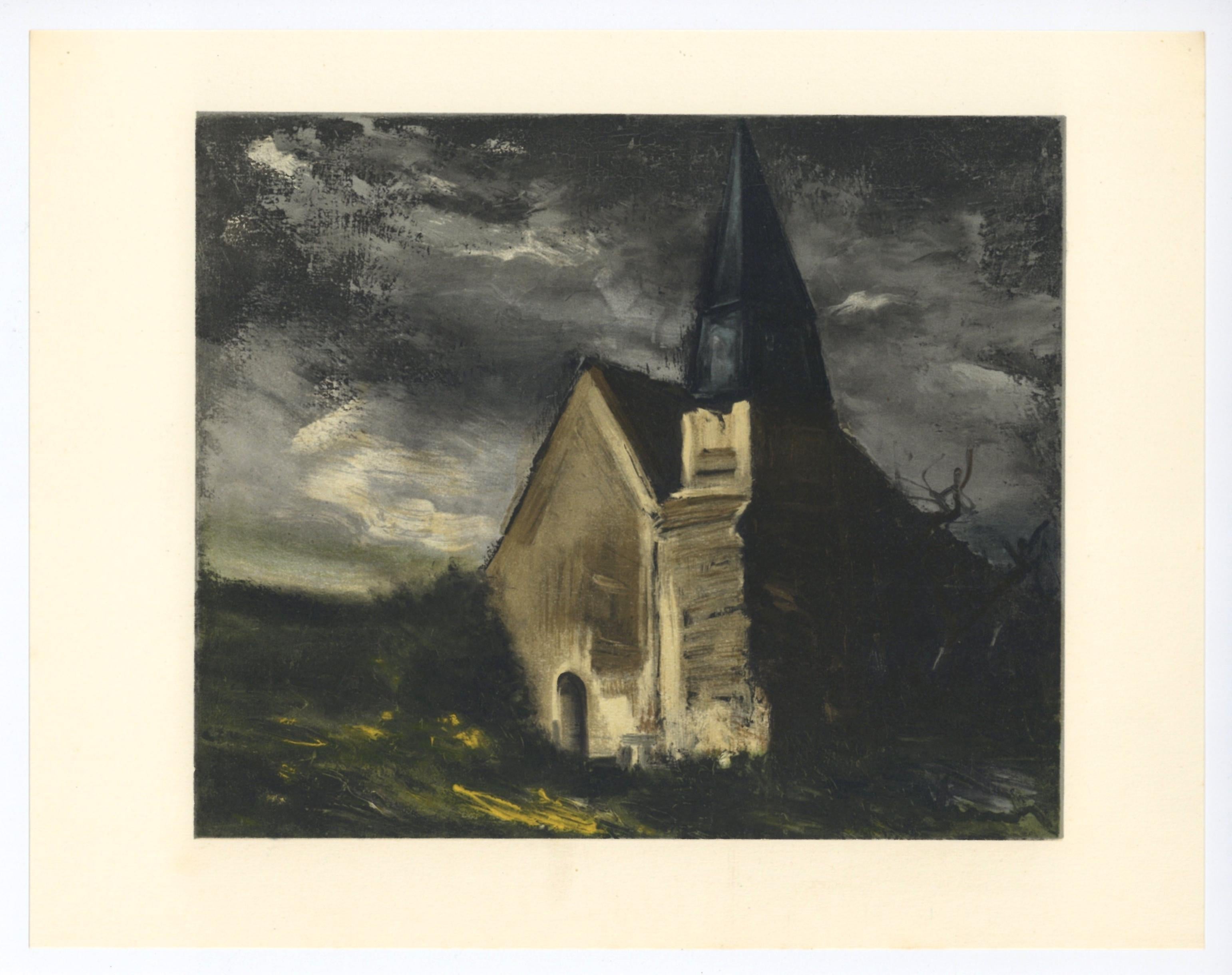 Medium: Lithograph on vélin paper.
Year: 1952
Paper Size: 9.5 x 12.25 inches; image size: 7.87 x 9.05 inches
Inscription: Signed in the plate and unnumbered, as issued
Notes: From the album, Vlaminck, 1958. Published by Éditions du livre,