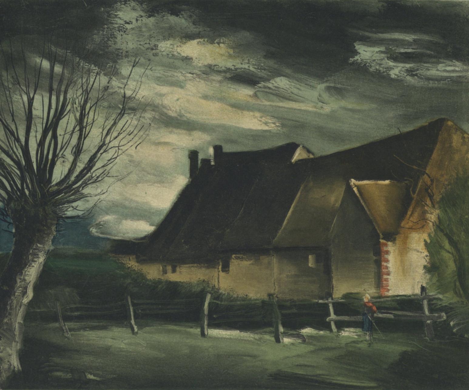 Maurice de Vlaminck Landscape Print - de Vlaminck, La Haute-Folie, Vlaminck (after)