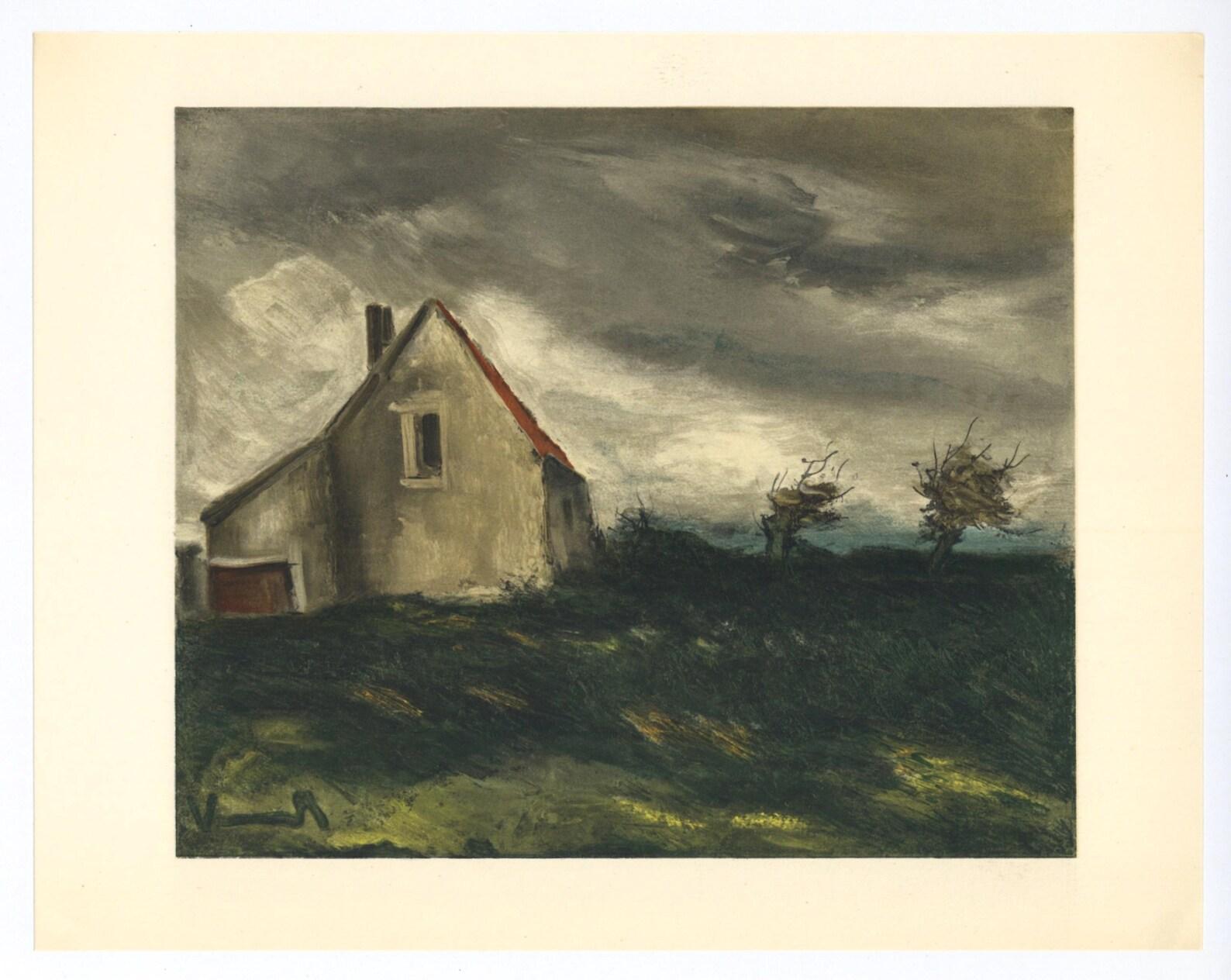 Medium: Lithographie auf Velinpapier.
Jahr: 1952
Papierformat: 9,5 x 12,25 Zoll; Bildgröße: 7,87 x 9,45 Zoll
Beschriftung: In der Platte signiert und nicht nummeriert, wie ausgegeben
Anmerkungen: Aus dem Album, Vlaminck, 1958. Herausgegeben von