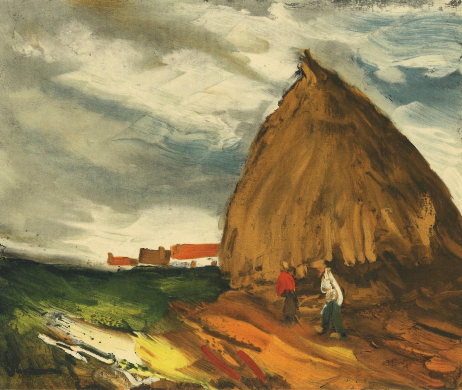 Maurice de Vlaminck Figurative Print - de Vlaminck, La meule, Vlaminck (after)