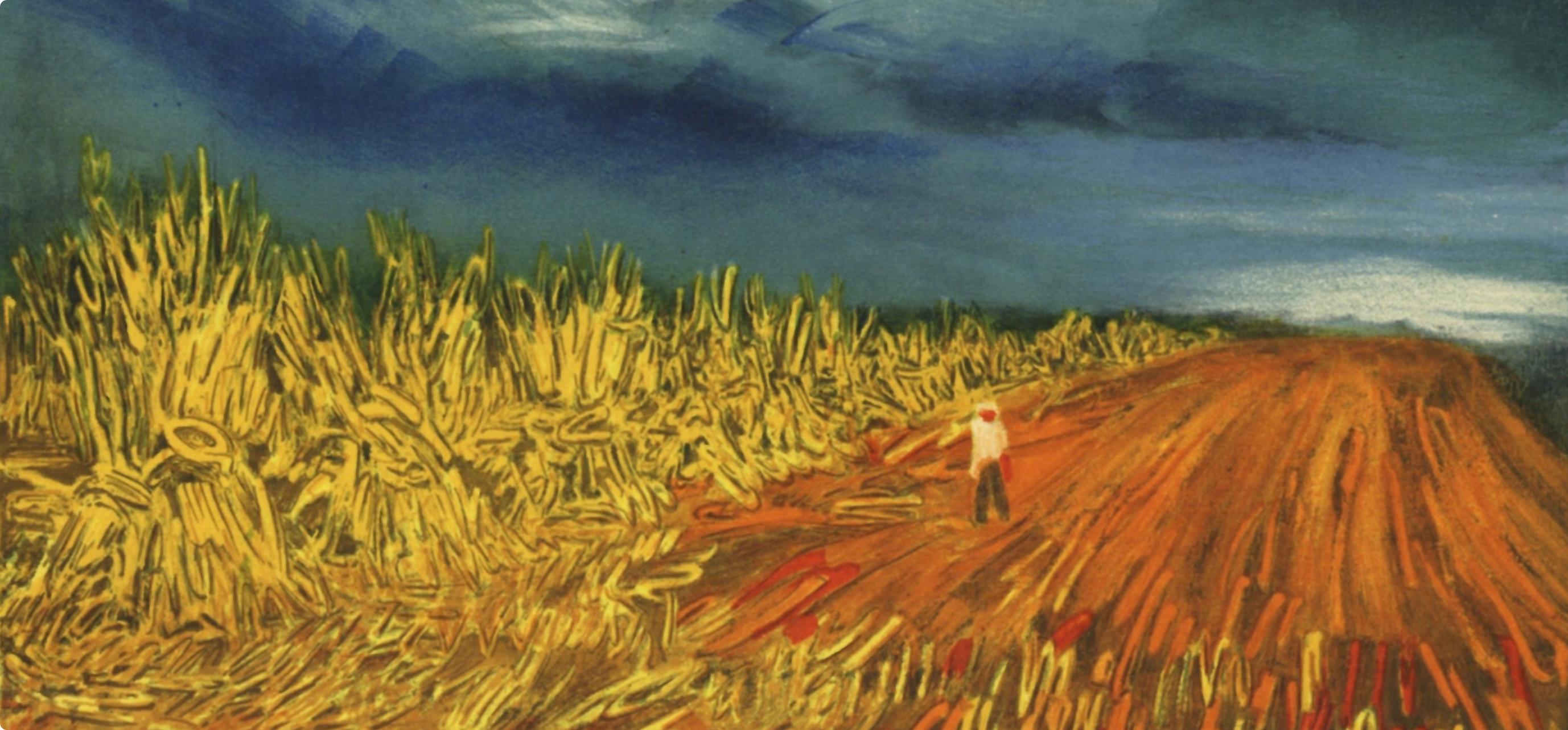 de Vlaminck,  La moisson, Vlaminck (after) - Print by Maurice de Vlaminck