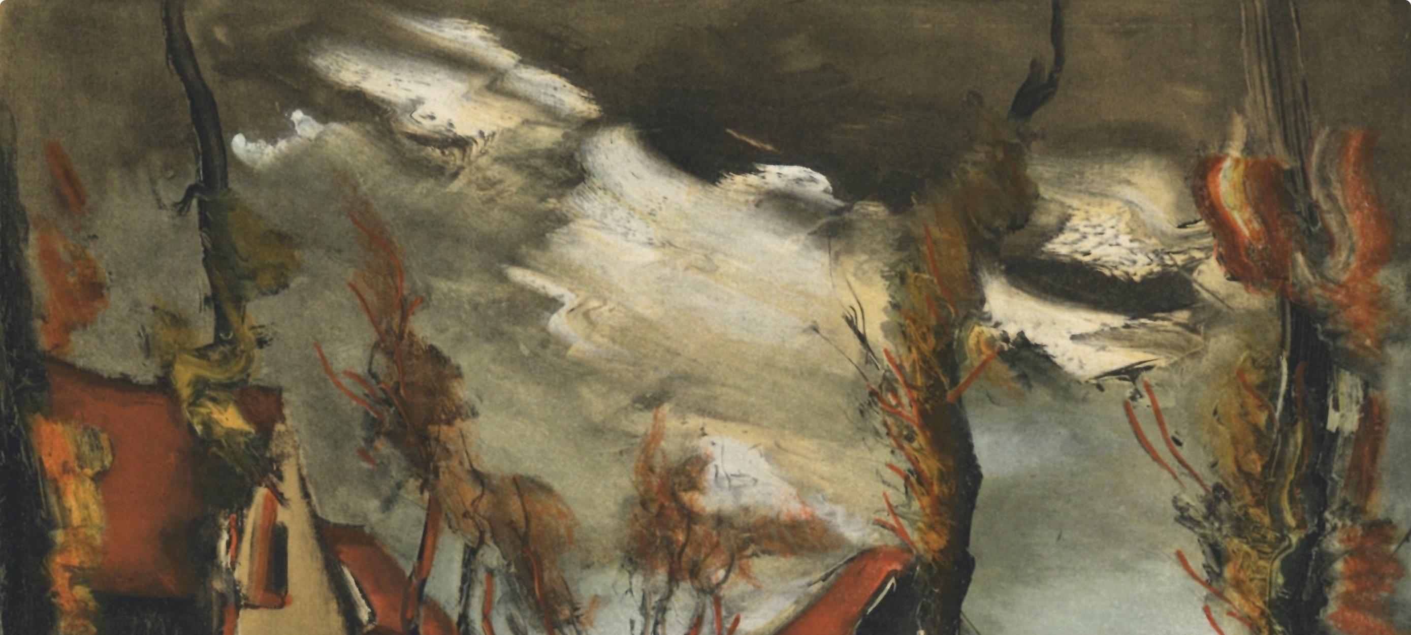 de Vlaminck (après) La route de Mortagne - Fauvisme Print par Maurice de Vlaminck