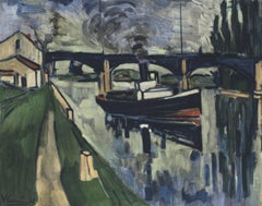 de Vlaminck, La Seine a Poissy, Vlaminck (after)