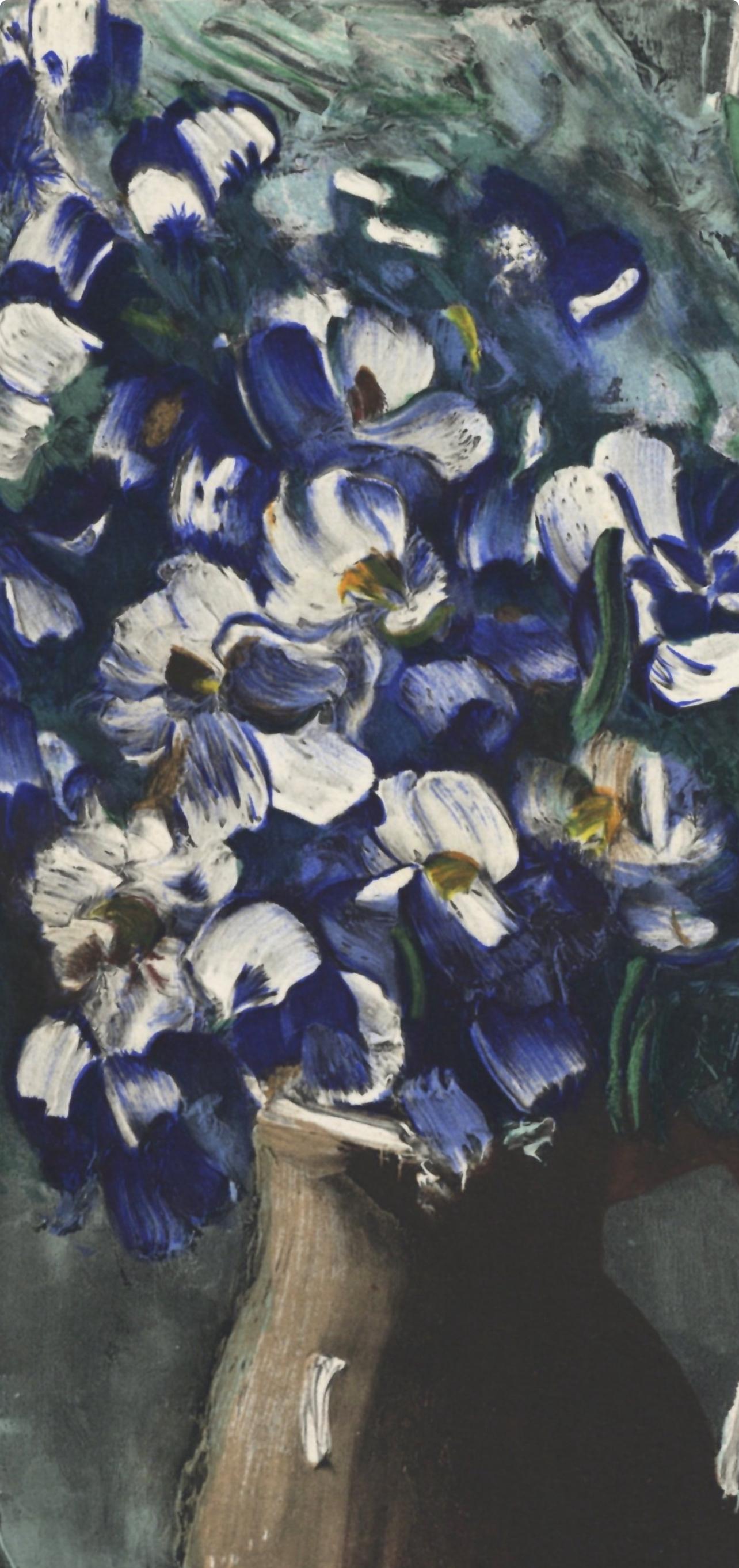de Vlaminck, Les Delphiniums, Vlaminck (after) - Print by Maurice de Vlaminck