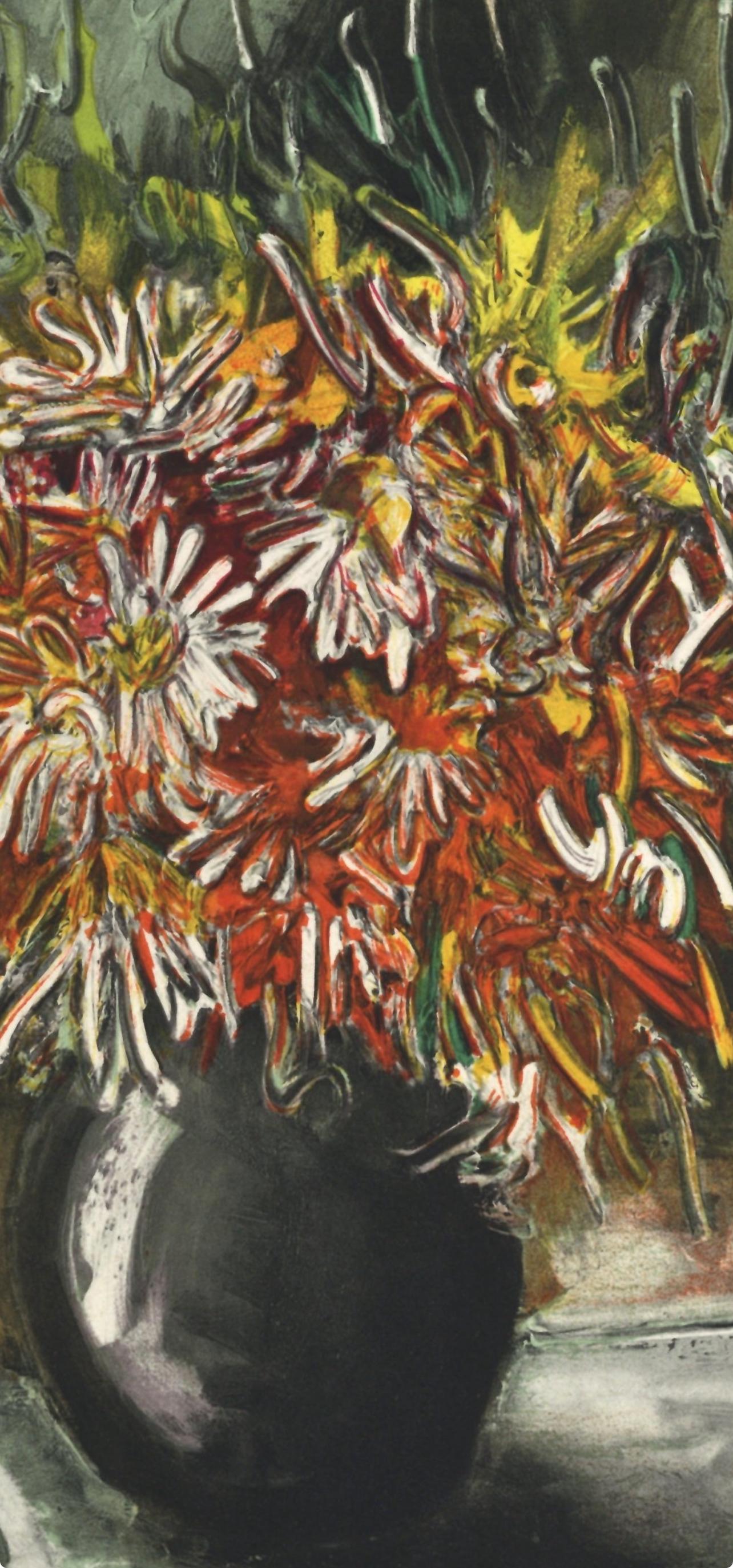 de Vlaminck, Les reines-marguerites, Vlaminck (after) - Print by Maurice de Vlaminck