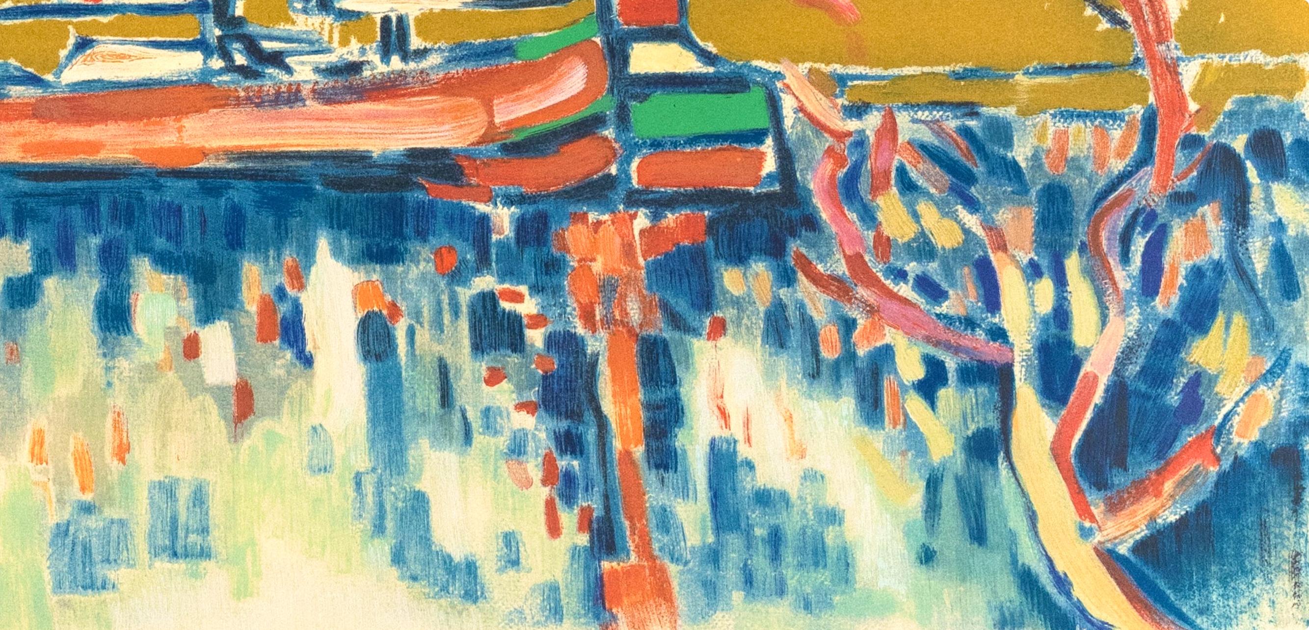 de Vlaminck, Paysage à Chatou, Fauves, The Collective Pierre Lévy (d'après) en vente 2