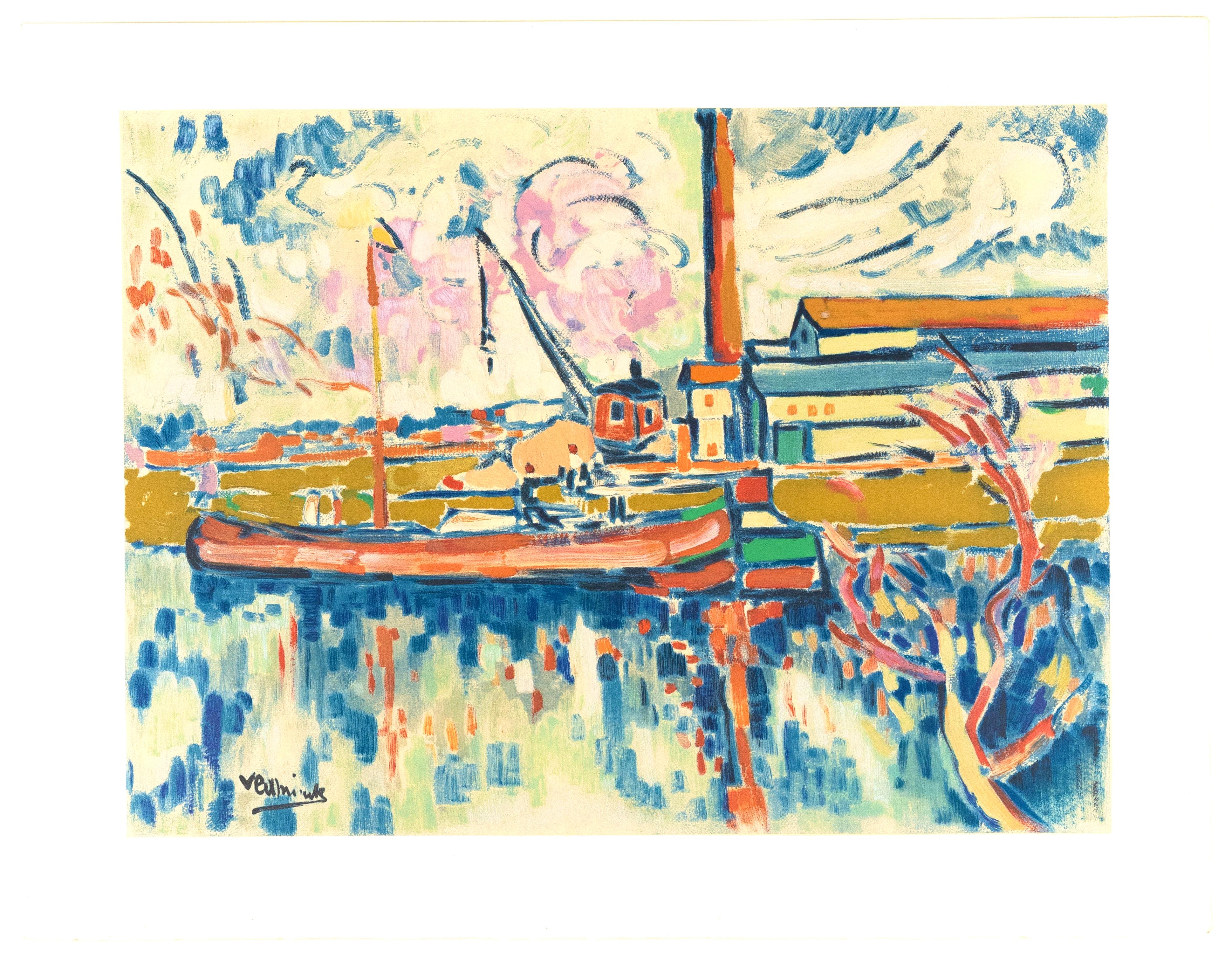 de Vlaminck, Paysage à Chatou, Fauves, The Collective Pierre Lévy (d'après) en vente 3