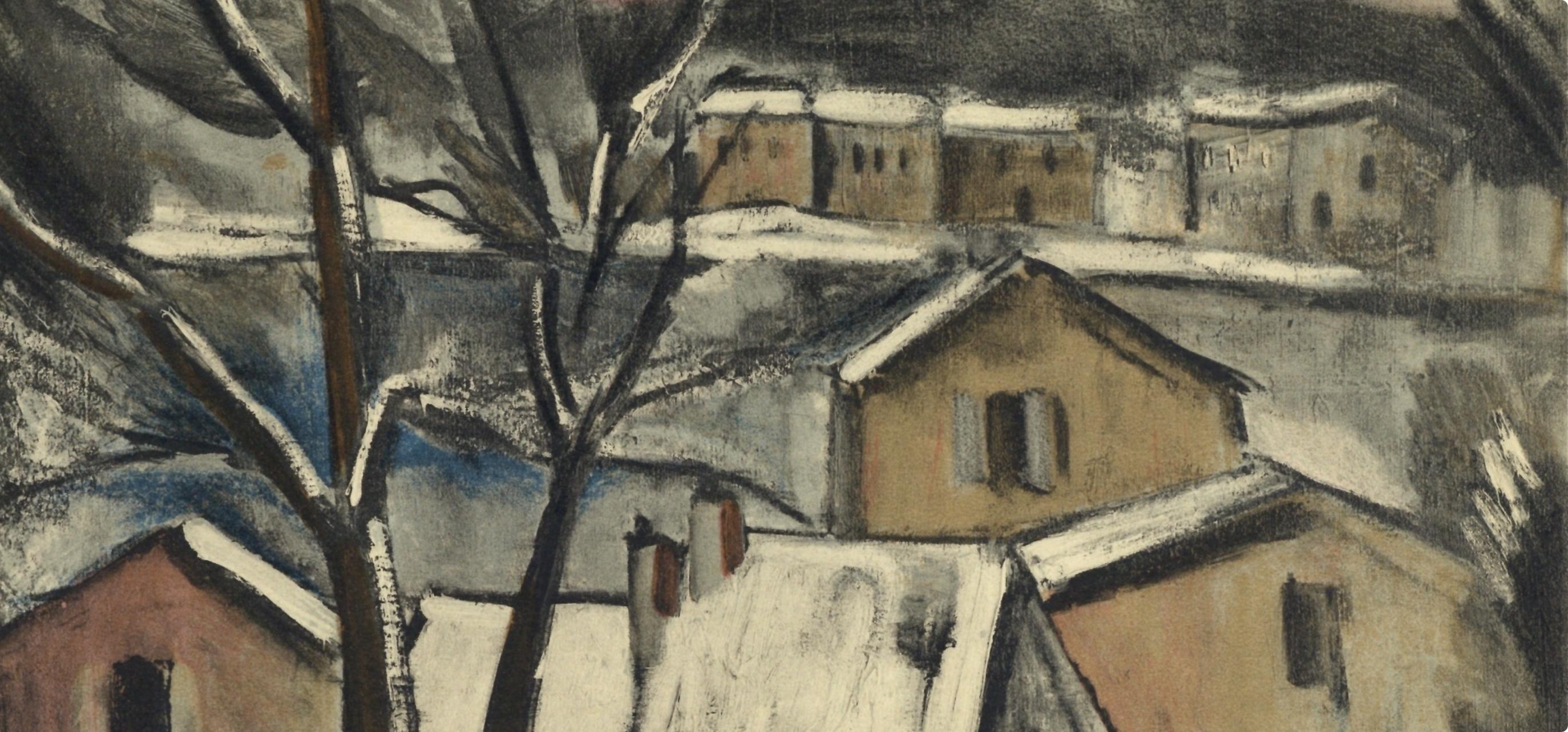 de Vlaminck, Paysage d´hiver, Vlaminck (after) - Print by Maurice de Vlaminck