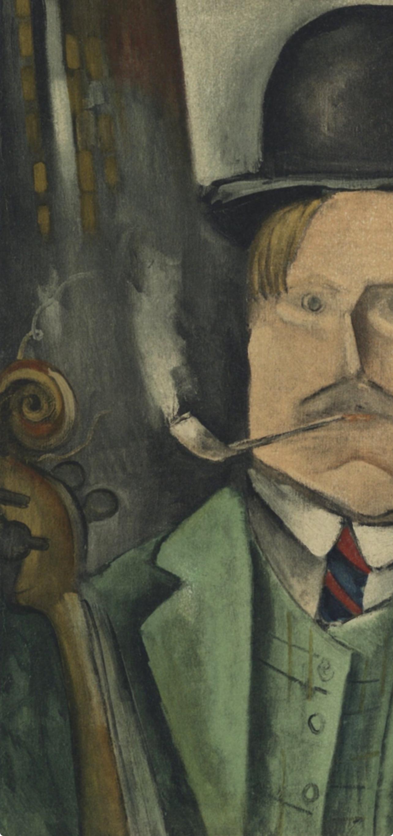 de Vlaminck, Portrait de l´Artiste, Vlaminck (after) - Fauvist Print by Maurice de Vlaminck