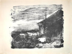 Environs de Triel -  Lithograph by Maurice de Vlaminck - 1920s