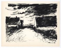 "Casas en Beauce" litografía original