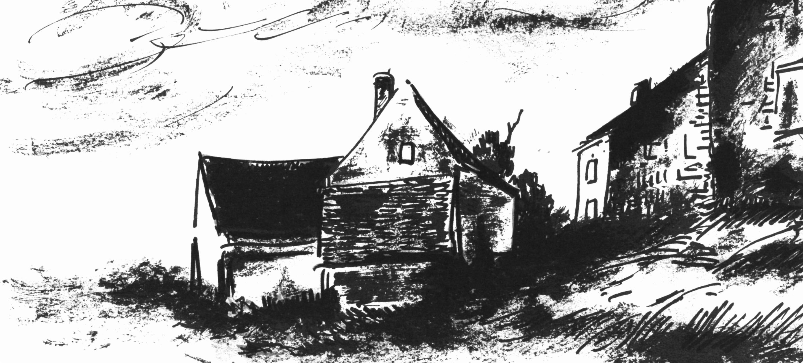 La Potinière à Rueil (Walterskirchen 275), Vlaminck - Print de Maurice de Vlaminck