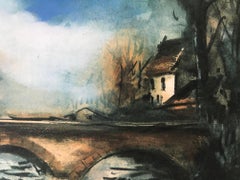 Le Petit Pont ( A Lithograph from Notre Pain Quotidien)