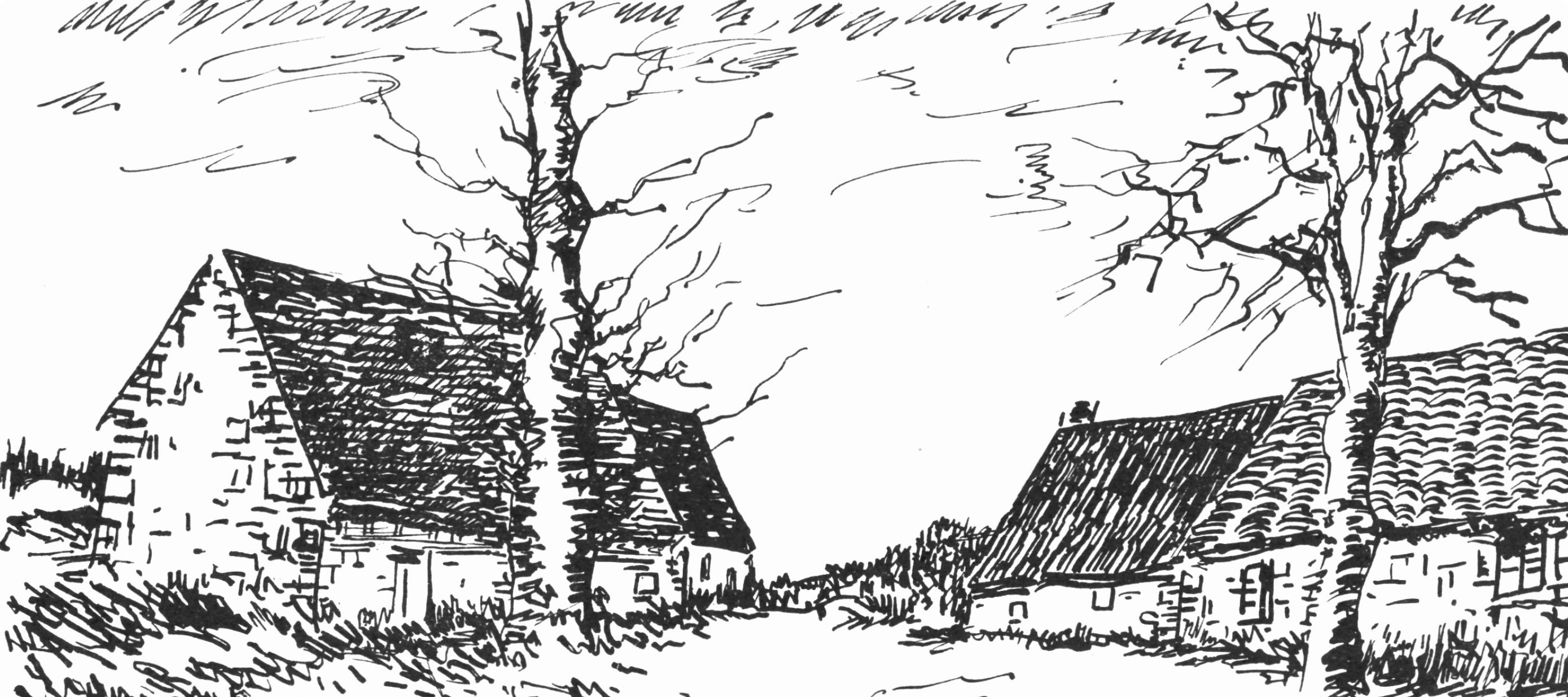 Les Challonges (Walterskirchen 276), Vlaminck - Fauvisme Print par Maurice de Vlaminck
