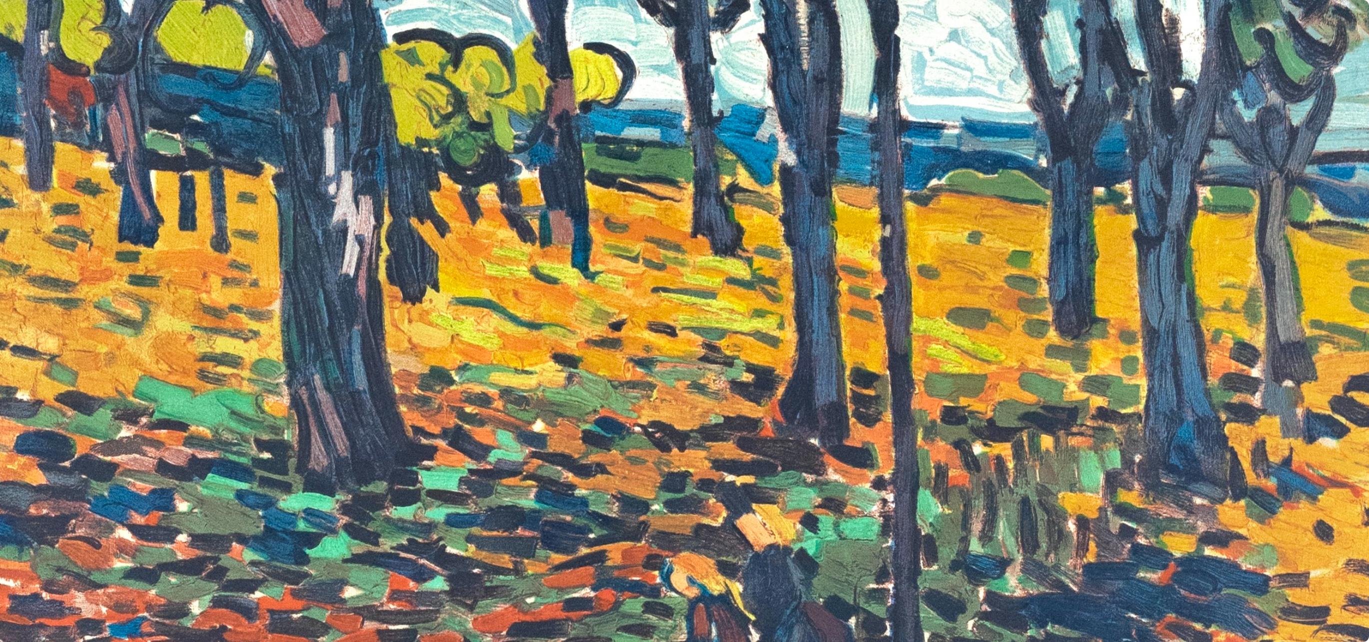 Maurice de Vlaminck, Chestnut Grove at Chatou, from Fauves, VII, 1972 (after) For Sale 2
