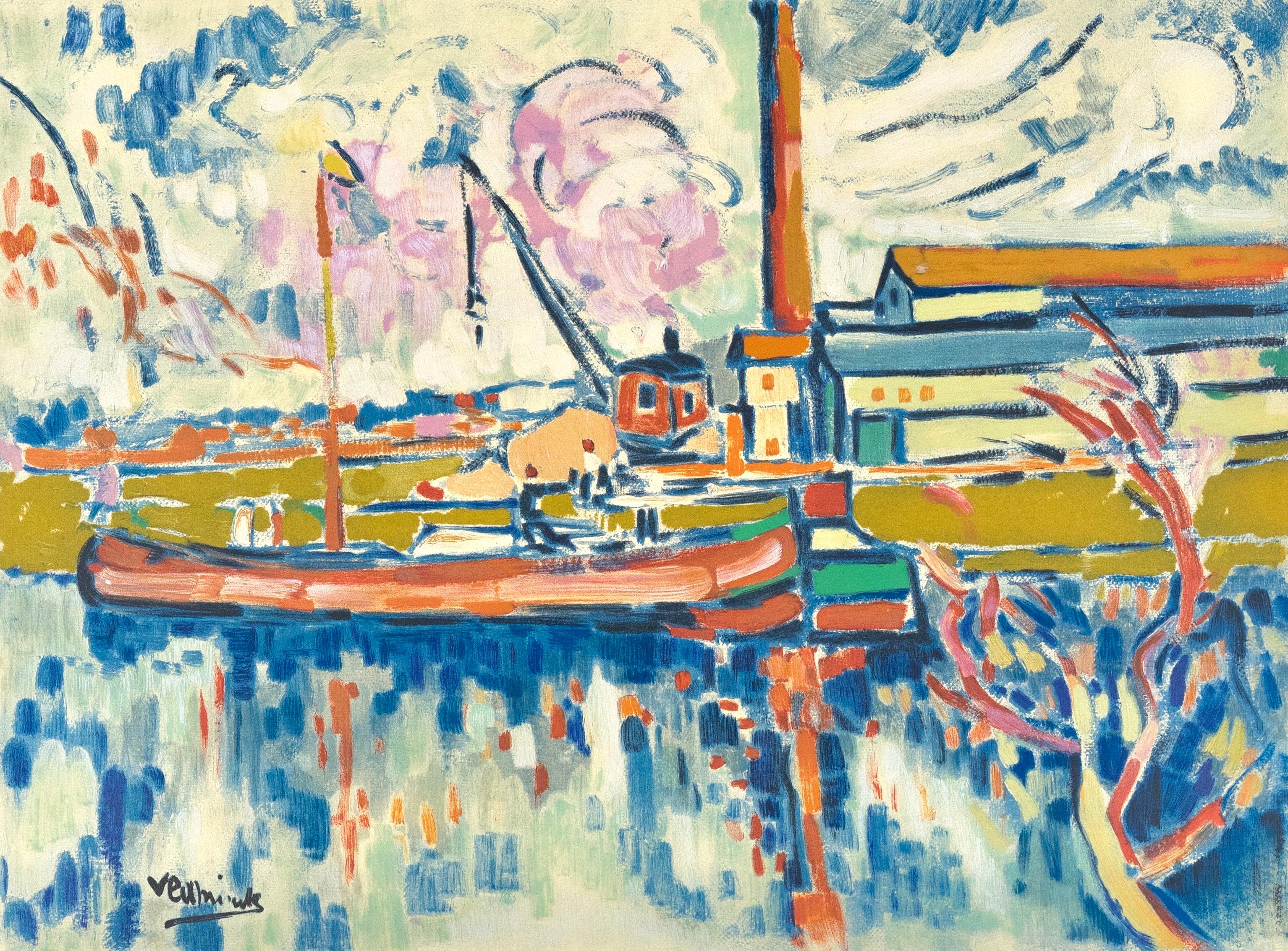 Maurice de Vlaminck, Landscape at Chatou, from Fauves, VII, 1972 (after)