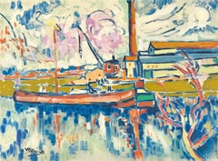 Maurice de Vlaminck, Landscape at Chatou, from Fauves, VII, 1972 (after)