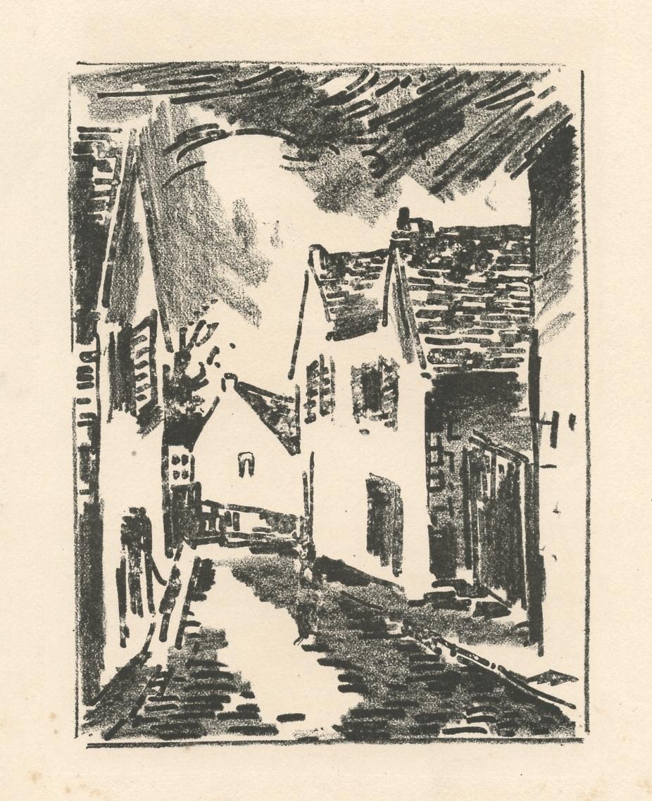 Originallithographie – Print von Maurice de Vlaminck