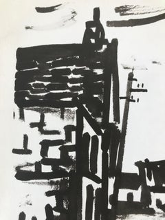 Place de L'Eglise ( A Lithograph from Notre Pain Quotidien)