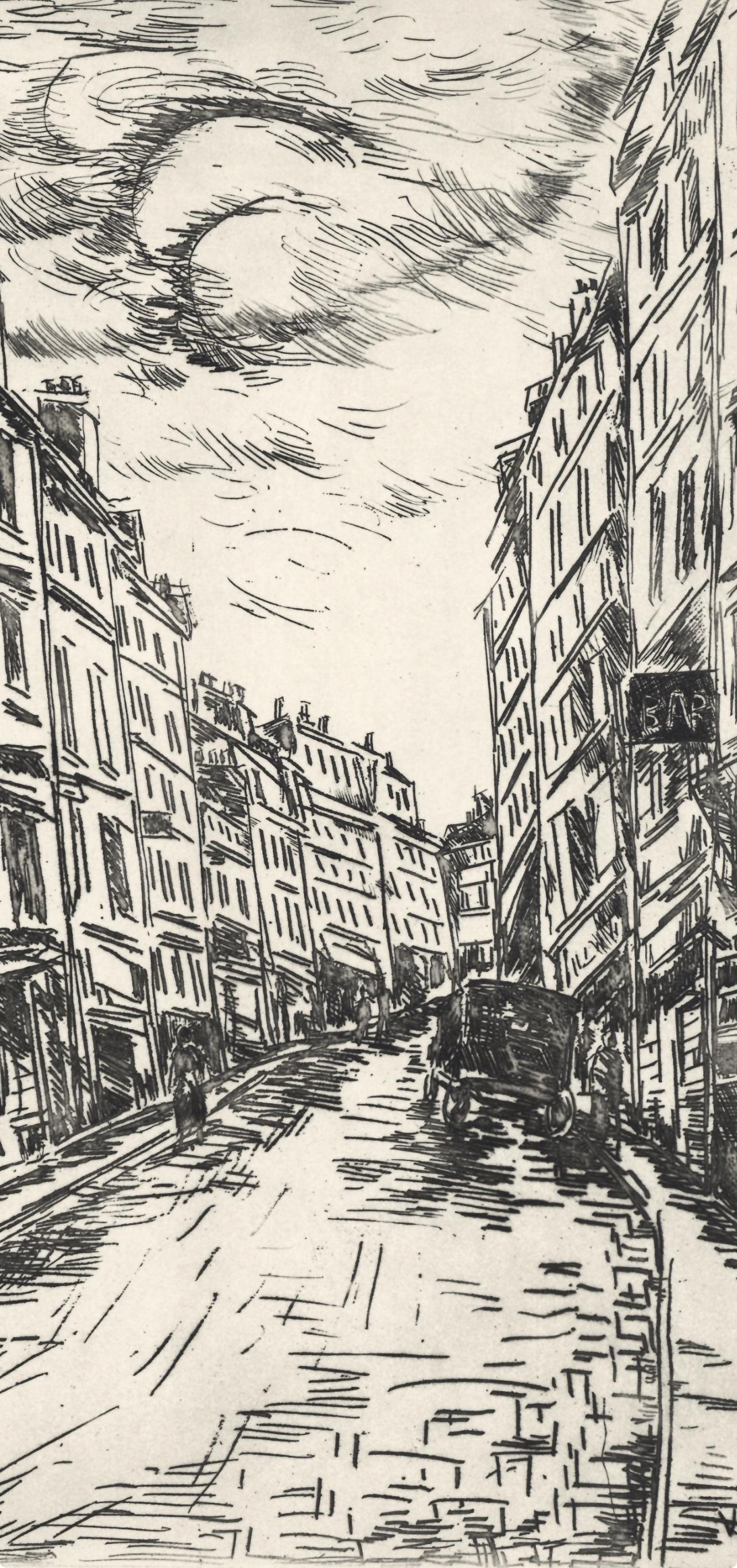 Rue de la Glacière, A La gloire à Paris, Maurice de Vlaminck For Sale 2