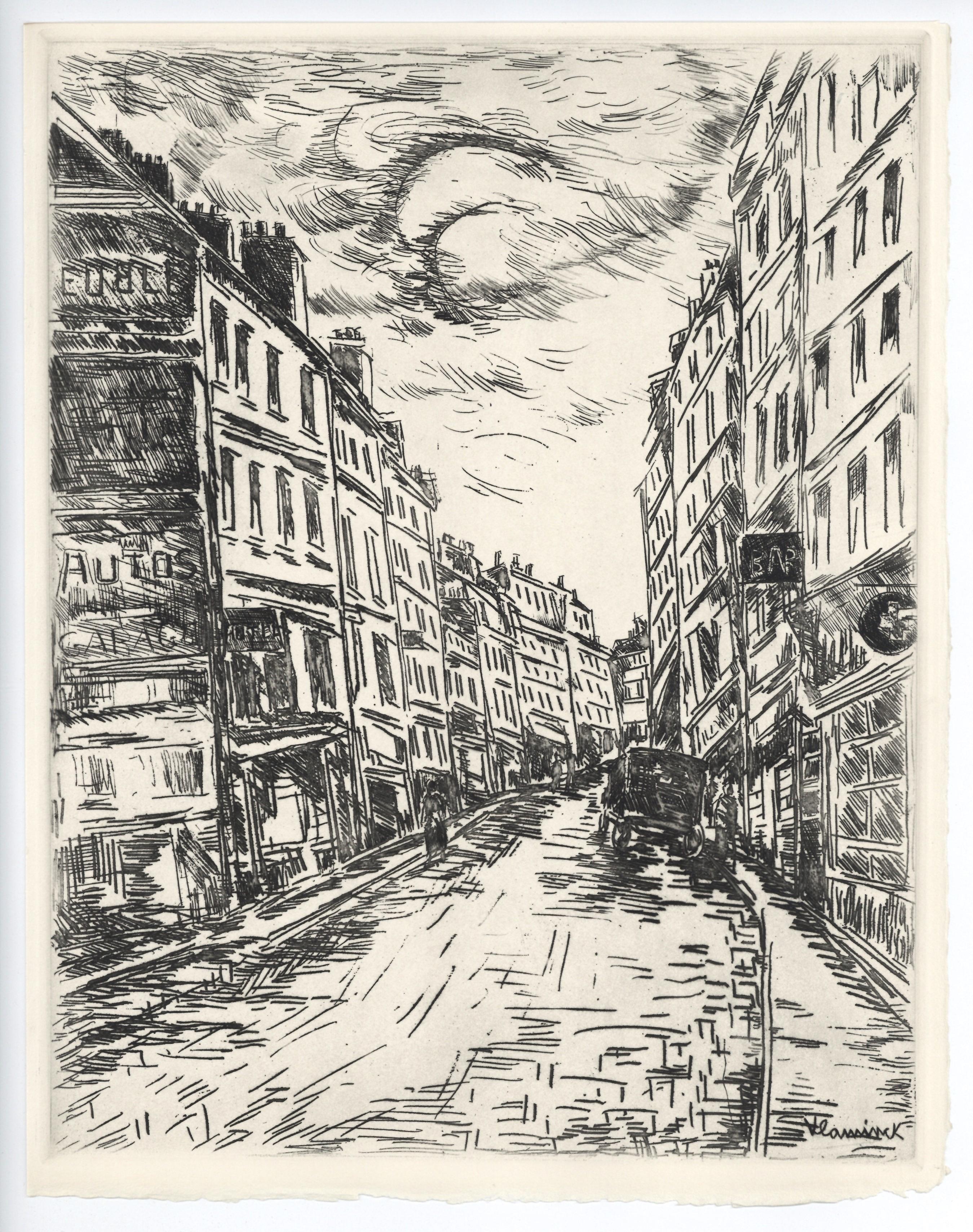 Rue de la Glacière, A La gloire à Paris, Maurice de Vlaminck For Sale 5