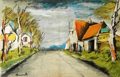 Retro "The Road" original lithograph