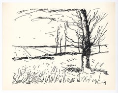 "Valle del Avre" litografía original