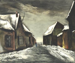 Vlaminck, Allainville sous la neige, Vlaminck (d'après)