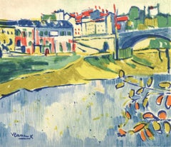 Vlaminck, Chatou à l'arbre rouge, Vlaminck (d'après)