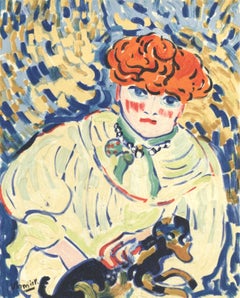Vlaminck, Femme au Chien, Vlaminck (d'après)