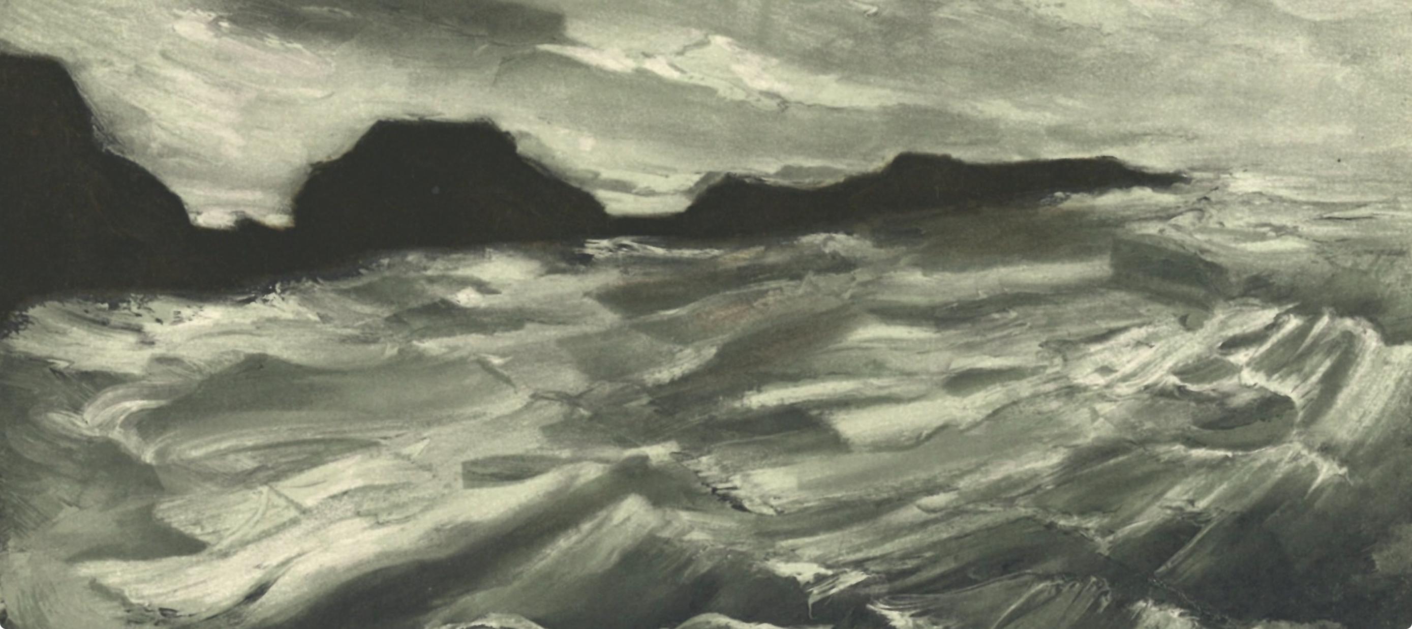 Vlaminck, La baie des Trépassés, Vlaminck (d'après) - Print de Maurice de Vlaminck