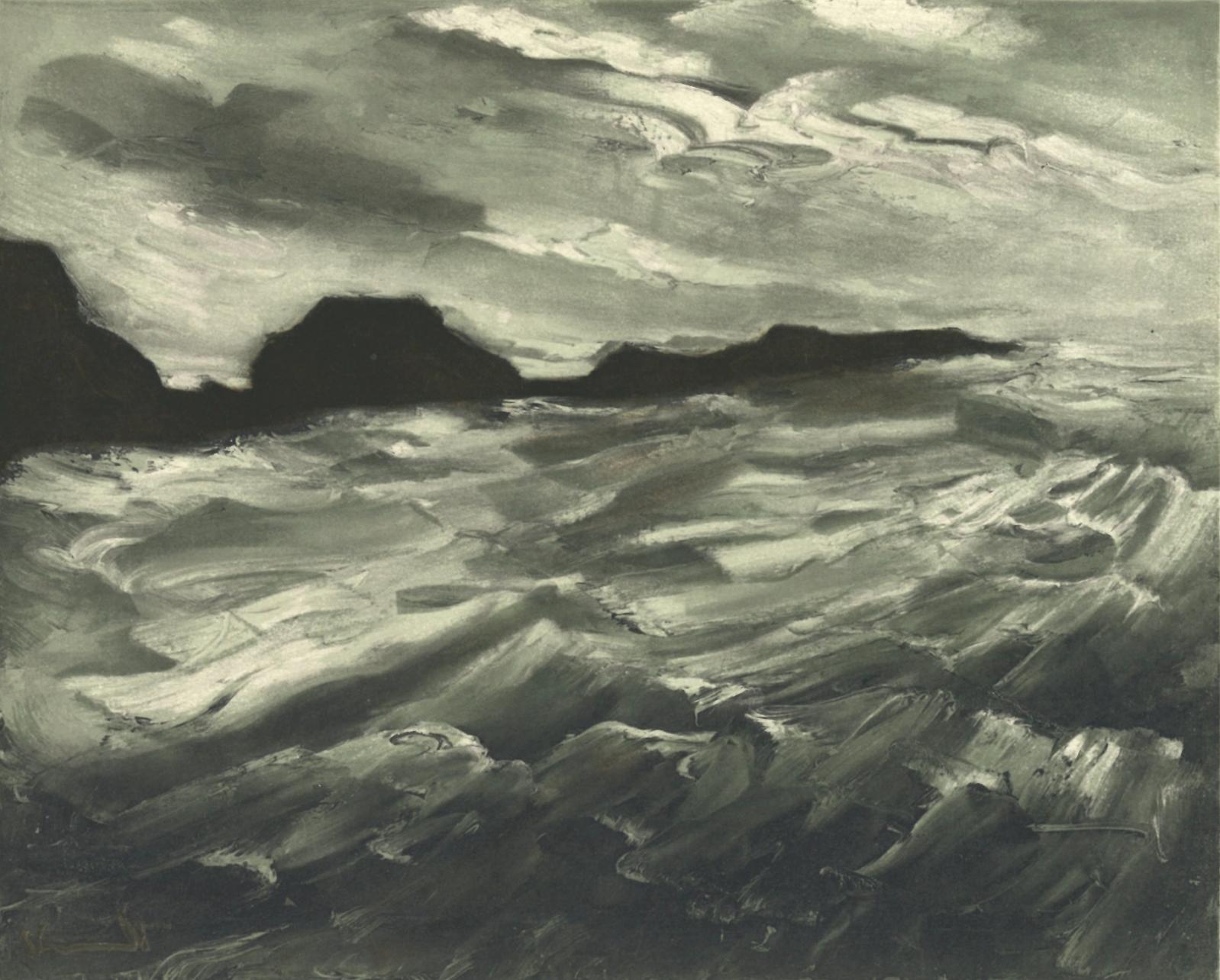 Landscape Print Maurice de Vlaminck - Vlaminck, La baie des Trépassés, Vlaminck (d'après)
