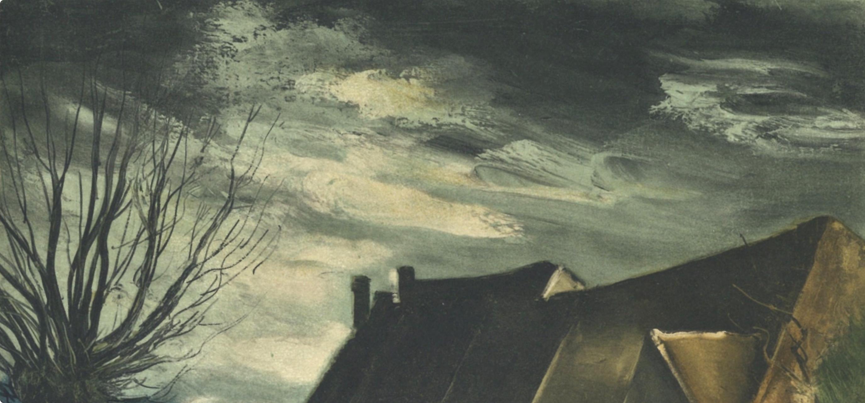 Vlaminck, La Haute Folie, Vlaminck (d'après) - Fauvisme Print par Maurice de Vlaminck