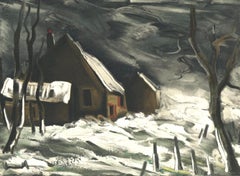 Vlaminck, La Maladrerie sous la neige, Vlaminck (d'après)
