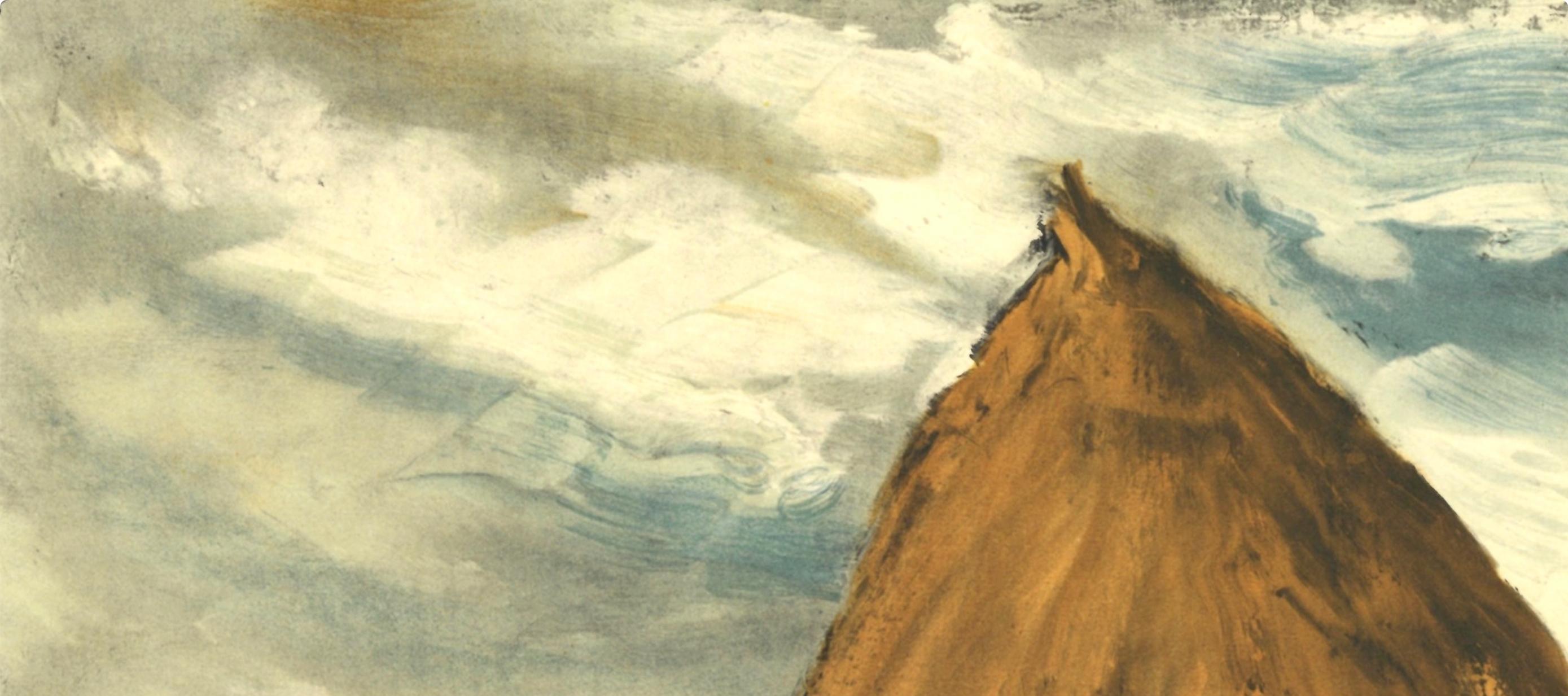 Vlaminck, La meule, Vlaminck (d'après) - Beige Landscape Print par Maurice de Vlaminck