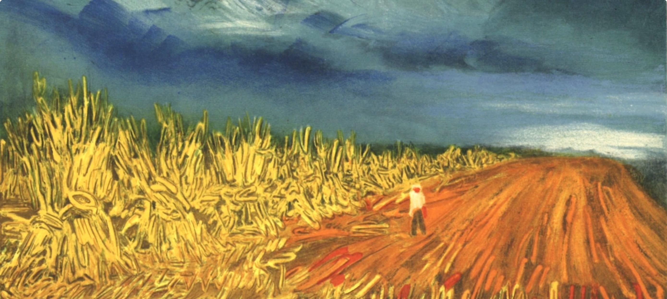 Vlaminck, La moisson, Vlaminck (d'après) - Print de Maurice de Vlaminck