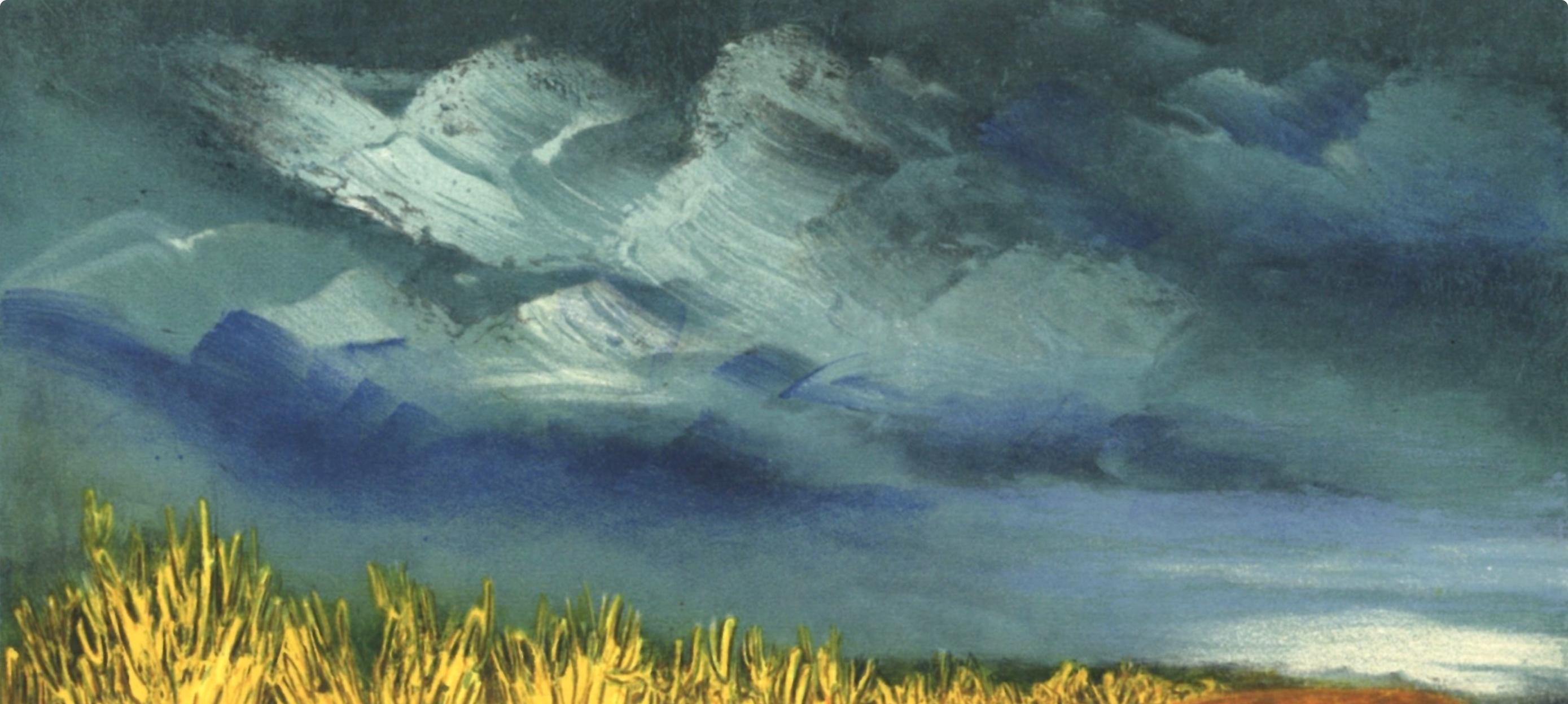 Vlaminck, La moisson, Vlaminck (d'après) - Fauvisme Print par Maurice de Vlaminck