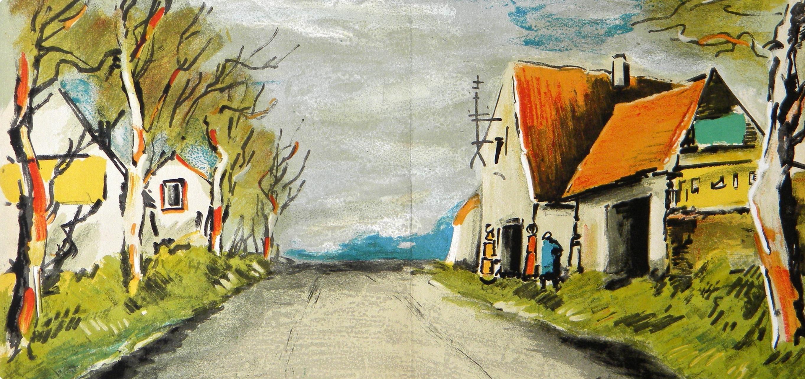 Vlaminck, La Route (Walterskirchen 273-2), Vlaminck (dopo) - Print di Maurice de Vlaminck