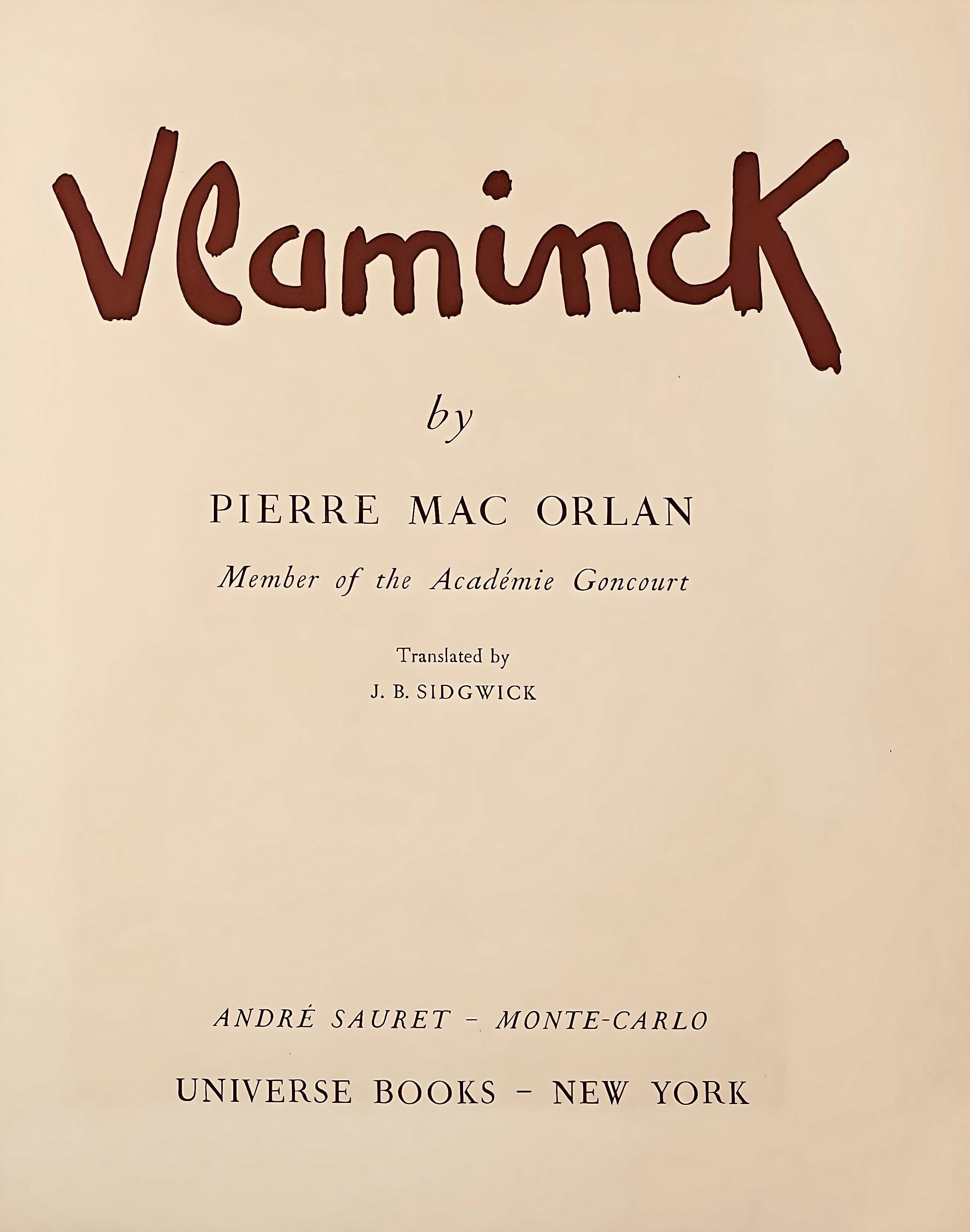 Litografia su carta vélin. Iscrizione: Non firmato e non numerato. In buone condizioni, con piega centrale, come da edizione. Note: Dal volume, Vlaminck, 1958; pubblicato da Éditions André Sauret, Paris, e Universe Books, New York, sotto la