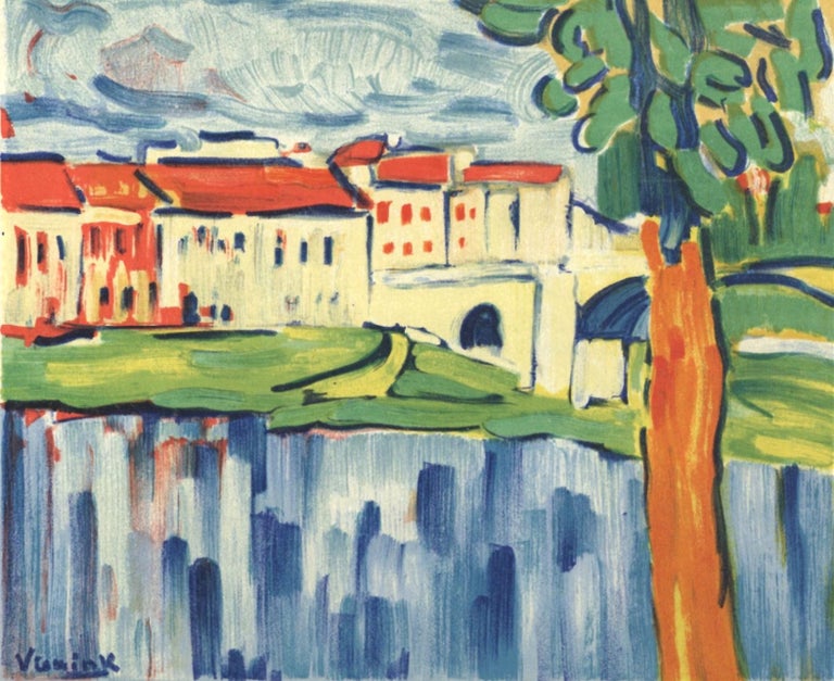 Maurice de Vlaminck, The Bridge at Chatou, from Vlaminck, 1958