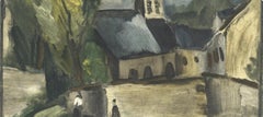 Maurice de Vlaminck, The Church of Bougival, from Vlaminck, 1958 (after)