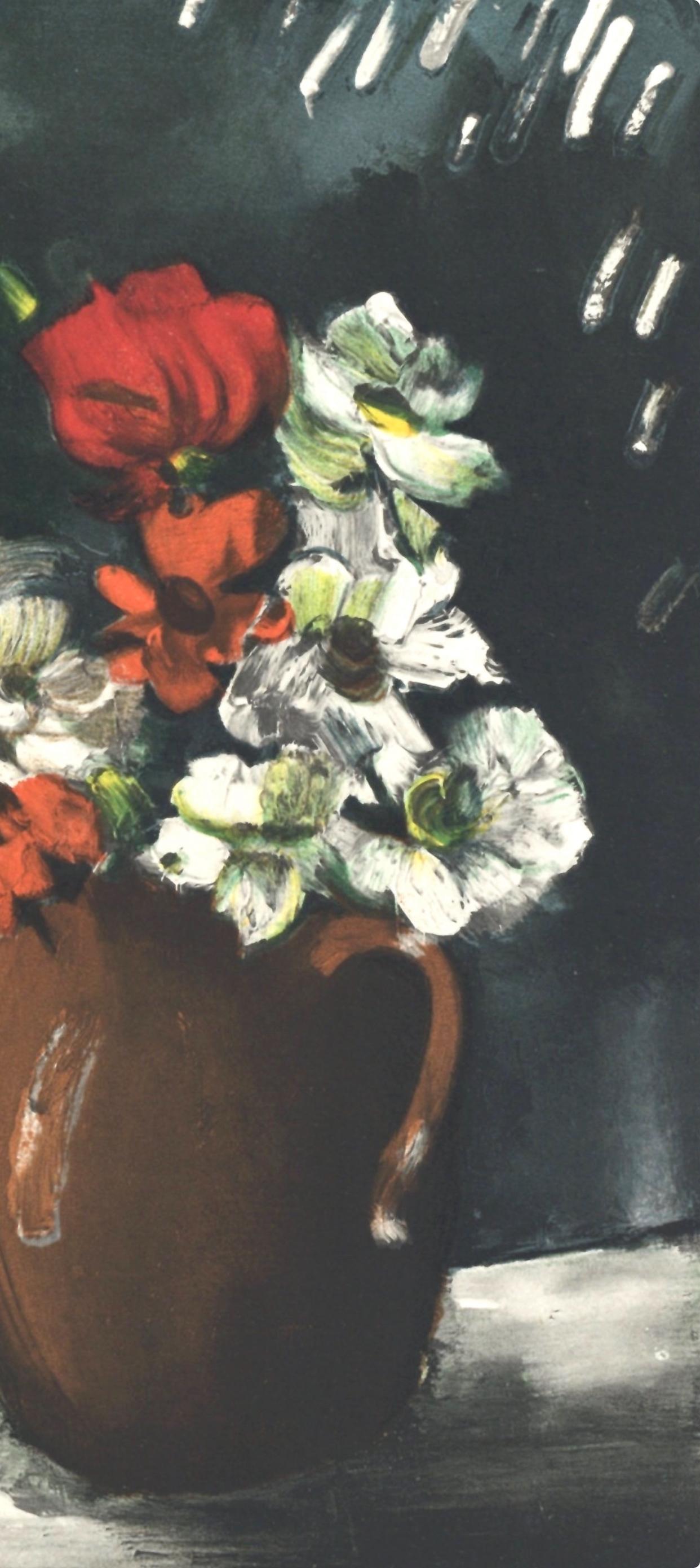 Vlaminck, Les Anémones, Vlaminck (dopo) - Print Fauvismo di Maurice de Vlaminck