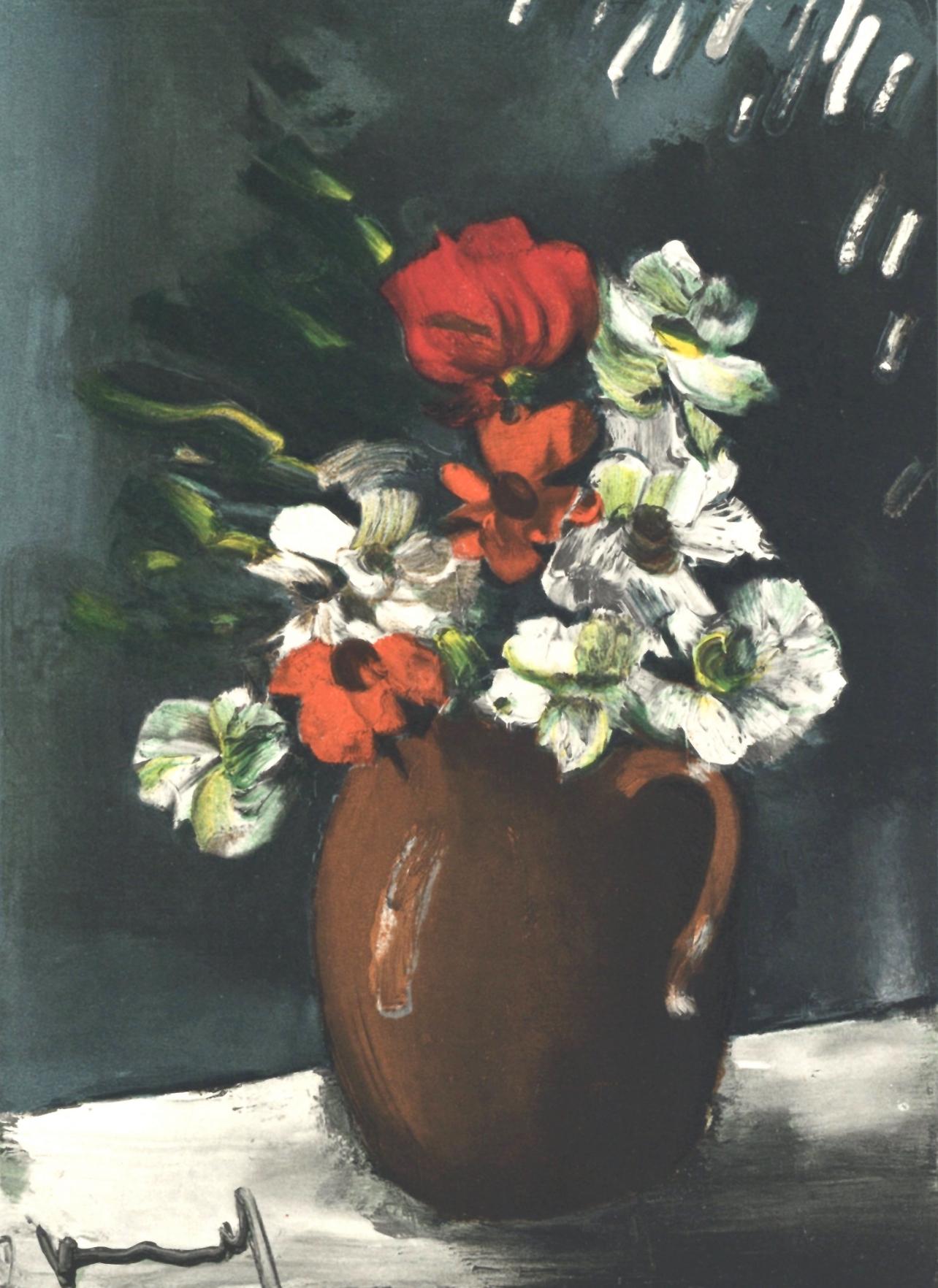 Still-Life Print di Maurice de Vlaminck - Vlaminck, Les Anémones, Vlaminck (dopo)